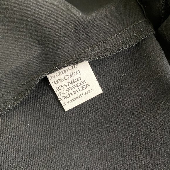 NWT Stop Staring Black 1950's Retro Cocktail Dress 3/4 Sleeve Pleated Full Skirt - Picture 11 of 13